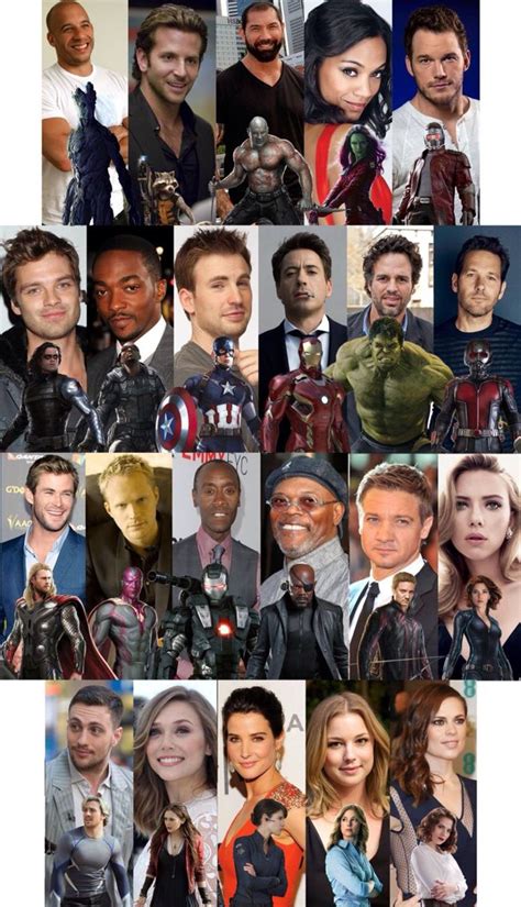 marvel actresses|List of Marvel Cinematic Universe film actors